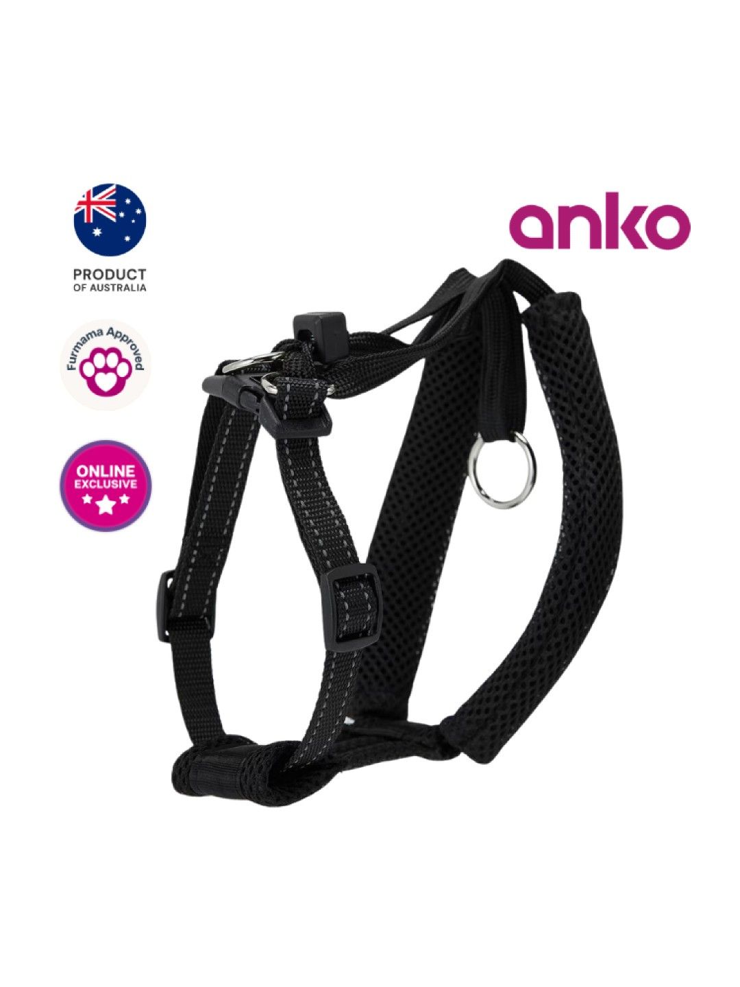 Dog Harness | Hibiscus Sandal | Blue & Pink